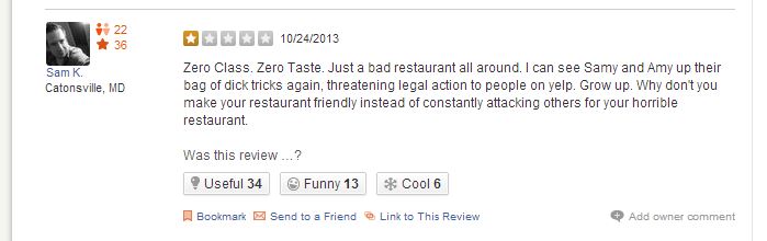review on yelp