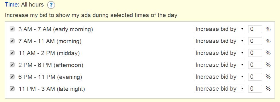 bing scheduling